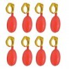 Gadpiparty Lot de 8 drôles de petites pulvérisations deau à anneau pour farces pratiques, objets de scène pour fêtes de nouv