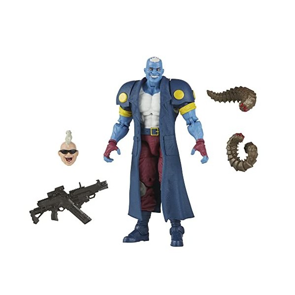 Marvel Hasbro Legends Series X-Men, Figurine de Collection Maggott de 15 cm avec 2 Accessoires et 2 pièces Build-a-Figure