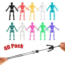 DERAYEE Lot de 40 jouets extensibles colorés pour enfants