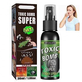 KOAHDE Spinky Spray,Strong Stinky Spray,Fart Stench Spray,Extrêmement puant, Puissant Liquid Fart,Drôle Puissant Ass Fart Spr