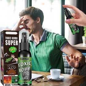 KOAHDE Spinky Spray,Strong Stinky Spray,Fart Stench Spray,Extrêmement puant, Puissant Liquid Fart,Drôle Puissant Ass Fart Spr