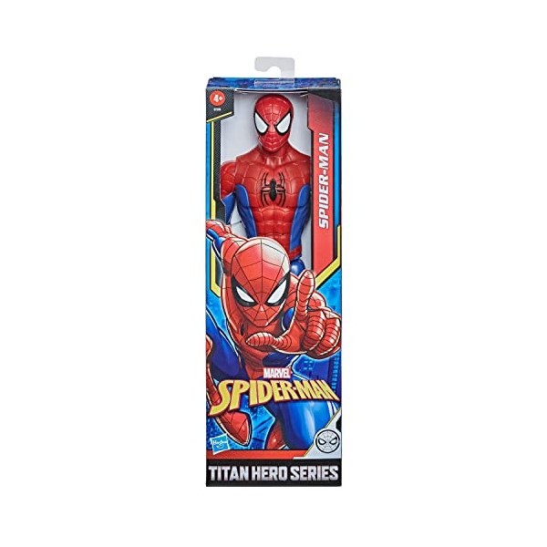 Marvel E7333 Figurine Spider-Man Titan Hero Series Spider-Man, 30 cm, figurine daction de super-héros à partir de 4 ans