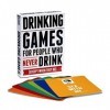 Drinking Games for People Who Never Drink Lot de 50 Cartes de Jeu à Boire