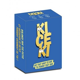 KICÉKI – Jeu de société Adulte – Jeu de Cartes Amis/Famille/collègues - 400 Questions pour révéler Les personnalités - Jeu de