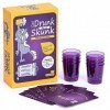 Get drunk as a skunk - Jeu amusant pour adultes pour les fêtes comprenant 8 verres à shot et 100 cartes résistantes à leau