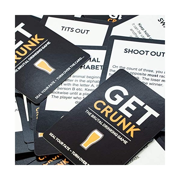 Get Crunk Extreme Volume 3 – Le jeu de cartes brutales pour les étudiants, les pré-boissons, les enterrements de vie de jeune