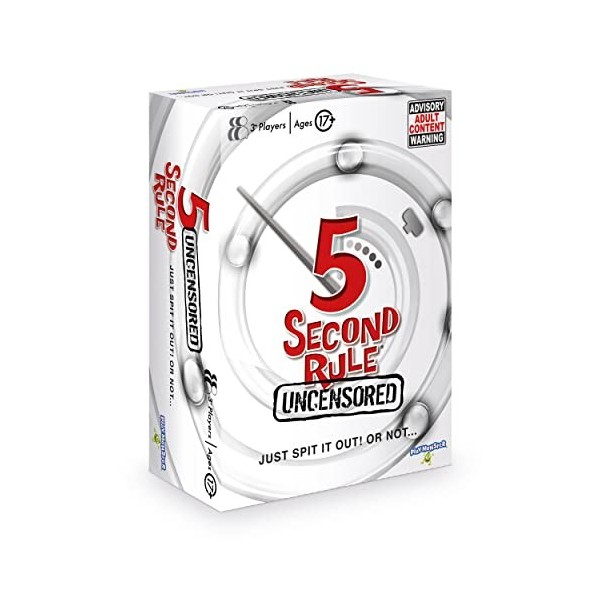 Interplay GF004 5 Second Rule Uncensored Drinking Games, Multi, 17.78 x 6.35 x 12.7 Centimeters