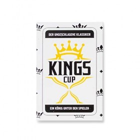 Kings Cup Party Drinking Game - Le Jeu à Boire Original dans lédition de Jeu de Cartes 2.0 avec Extension de 52 Cartes Versi