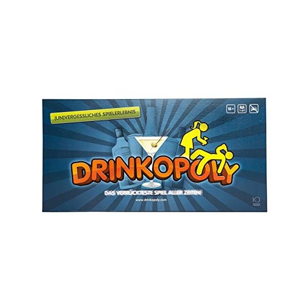 Drinkopoly Game - German Language - Langue Allemande