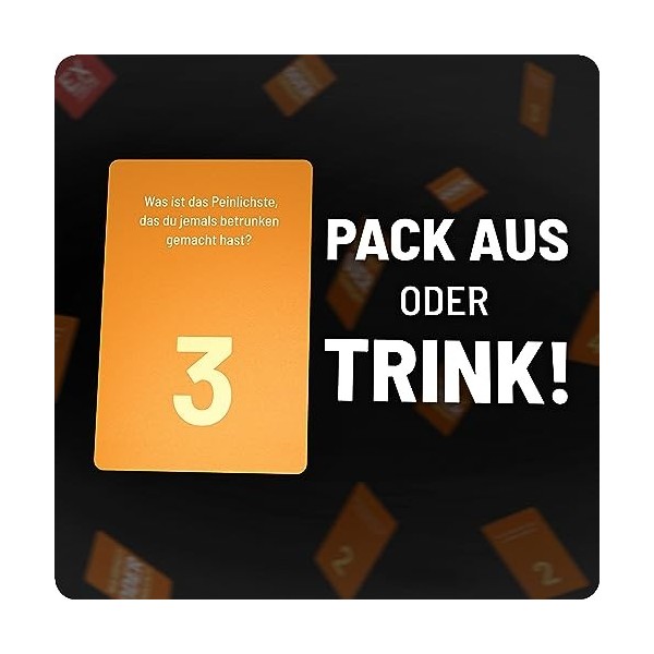 Wahrheit oder Trinken® – Sicher, dass Ihr euch wirklich kennt ?! – Jeu à boire avec 100 cartes – Jeu de cartes – Jeux de fête