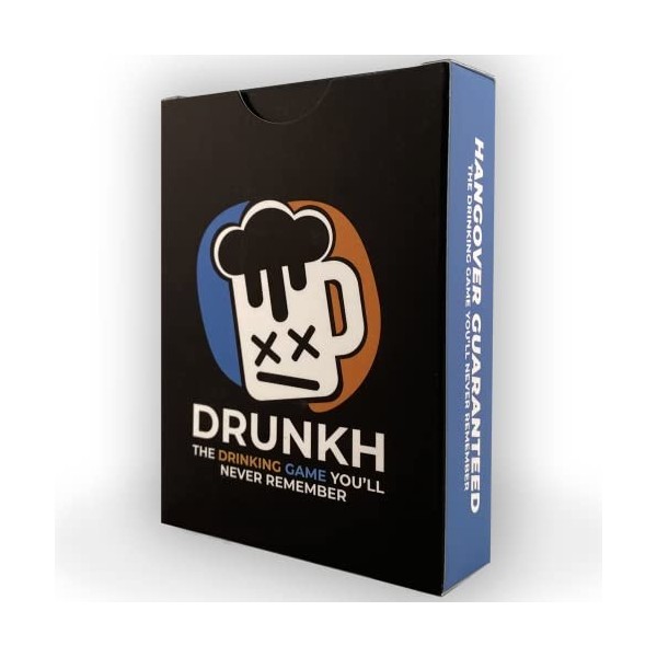 DRUNKH - Jeu brut, facile à jouer pour adultes pour les fêtes