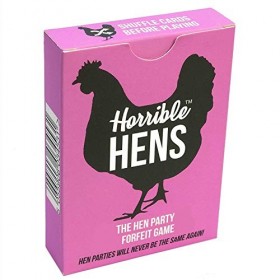 Horrible Hens - Jeu denterrement de vie de jeune fille – Le jeu ultime Osez la Forfeit Dare Challenge Hen Doo