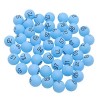 ifundom Lot de 100 balles numérotées de bière-Pong de 40 mm - Balles de Jeu de Bingo colorées numérotées pour Machine de lote