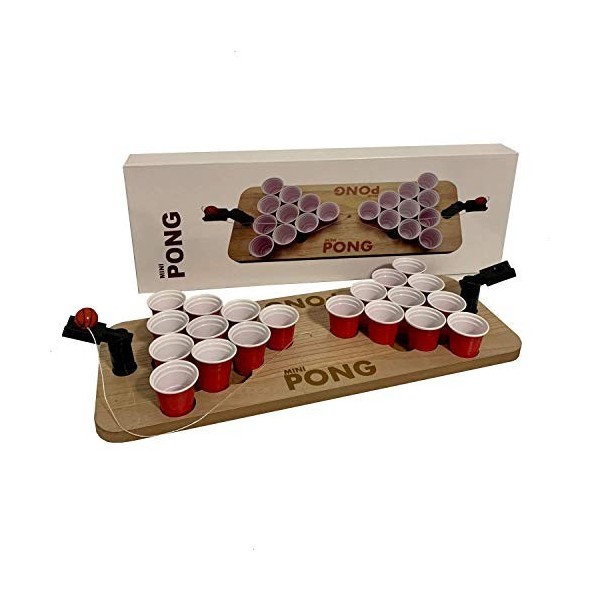 trooplex Shot Pong : extension idéale pour les amateurs de bière Pong !Mini Beer Pong idéal pour les fêtes, les festivals com