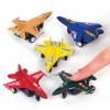 Baker Ross Mini Avions de Course à remonter Lot de 6 - Jouets pour Enfants