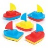 Baker Ross Mini Bateaux de Course à remonter Paquet de 6  - Mini Jouets pour Enfants