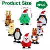 Jouets à Remonter, Jouets à Remonter de Noël, pingouin renne sapin de noël bonhomme de neige santa claus, Jouets Mécaniques M