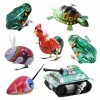 Jouets à Remonter Classique Vintage Fer Marche Jouets De Saut Grenouille Coq Tortue Lapin Souris Réservoir Forme Bouncing Clo