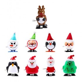 STOBOK Jouets mécaniques à remonter de Noël Jouets mécaniques pour Cadeaux de Noël