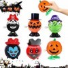 Qunkun Jouets à Remonter, Halloween Party Supplies, Halloween Jouet pour Enfant, Crânes Globes Oculaires Démons Halloween Par