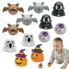 SPERMUOY Halloween Enfant Pull Back Voitures,12 Pièces Halloween Pull Back Voiture,Chauve-Souris Fantôme Squelette Halloween 