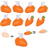 Lot de 8 lapins à remonter avec carotte, jouets de mouvement avec carottes, lapins de Pâques à remonter comme souvenir, cadea