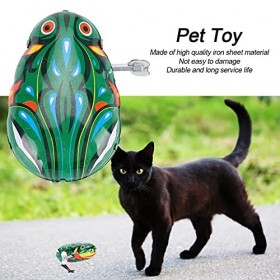 5 pièces grenouilles mécaniques Vintage métal grenouille sauteuse à remonter enfants classique jouet dhorlogerie pour chien 