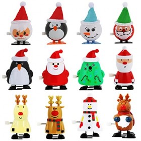 Jouets à Remonter, Jouets à Remonter de Noël, pingouin renne sapin de noël bonhomme de neige santa claus, Jouets Mécaniques M