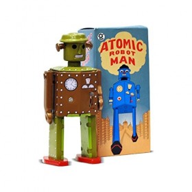 FANMEX - Fantastik - Robot mécanique en tôle - Atomic Robot - Jouets et Robots à remonter