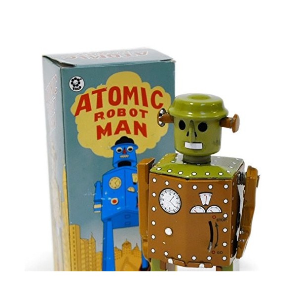 FANMEX - Fantastik - Robot mécanique en tôle - Atomic Robot - Jouets et Robots à remonter