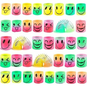 above zero Ressort Jouet 40 Pièces, Rainbow Spiral Bobine, Mini Spirales Printemps Jouet éducatif pour Fête Jouet, Petits Cad