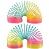 Limeow Rainbow Spiral Bobine de Printemps Arc-en-Ciel Bobine Jouet Mini Ressorts Arc-en-Ciel Arc en Ciel Magique Ressorts en 