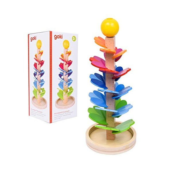 Goki- Jeu de Marbre Pagoda, 8653832, Multicolore, Grand