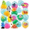 JOYIN 12 Pieces Oeufs de pâques avec prérempli Assortis Wind-up Jouets Panier de pâques pour Les Enfants Stuffer Easter Egg S