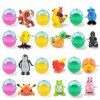 JOYIN 12 Pieces Oeufs de pâques avec prérempli Assortis Wind-up Jouets Panier de pâques pour Les Enfants Stuffer Easter Egg S