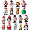 JOYIN 18 Pack Christmas Wind Up Toy Assortments Stocking Stuffers for Christmas Party Favor Supply Accessories 18 Pieces Pac