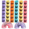 THE TWIDDLERS 96 Mini Jouets à Ressort Slinky pour Filles & Garçons, 3,5cm - Kermesse, Anniversaires, Pochettes Surprise, Cad