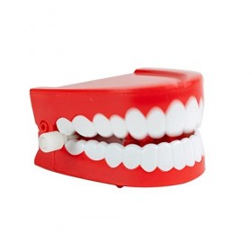 Funtime Gifts claquement mécanique Dents de bavardage Classiques, 10622, Rouge