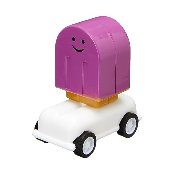 Baker Ross FE350 Camion à bonbons de course à remonter - Paquet de 4, voitures à remonter, jouets pour enfants, remplisseurs 