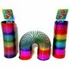 Rainbow Magic Spring Coil Slinky Spring Jouet amusant pour étirer et rebondir