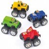 Baker Ross Mini-chariots à remonter "Monster-Trucks" 5 pièces - Assorties 