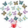 Rayong Lot de 20 papillons volants - Jouet papillon volant - Jouet papillon volant - Cadeau pour grande surprise - Anniversai