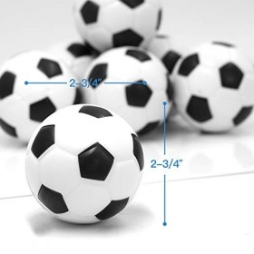 Novelty Place Squeezable Stress Soccers 12 Pack - Excellentes balles Anti-Stress pour soulager Le soulagement - Gadgets de 