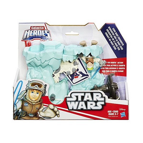 Star Wars Playskool Galaxy Heroes Rencontre sur la Base Echo – Décor + Mini Figurine