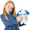 Worry Yummy Monster Peluche pour enfants - 28 cm - Pour garçons et filles - Compagnon de sommeil pour réduire lanxiété, le s