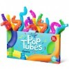 16 Pop Tube Mini Multicolore | Fidget Toys Objet Anti Stress Enfant | Jouet Enfant 3 Ans Objet Satisfaisant Fidget Toy | Auti
