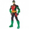 DC Comics, Figurine Robin Action de 30 cm, entièrement Mobile pour des Aventures passionnantes et des Cascades Pleines dacti