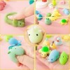 Nestling 21Pièces Kawaii Mochi Squishy Toys - Mini Squishies Noctiluque Soft Squeeze Jouet - Mignon Animal Squishy Jouet Anti