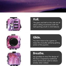 Yetech Galaxy Cube Anti-Stress Toy Stress Cube, Décompression Jouet Cube,pour Les Enfants et Les Adultes. &nbsp;&nbsp;&nbsp;