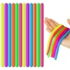 Ainiv 12 Pièces Jouet en Corde Extensible, Jouets Sensoriels Colorés Anti Stress pour Enfant, Toys Sensoriels Fidget, Sensory